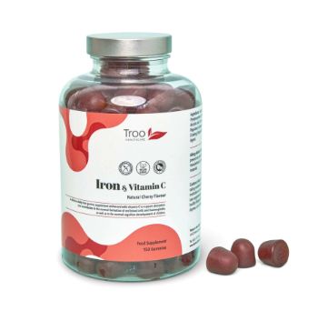 Picture of Iron & Vitamin C - Natural Cherry Flavour Gummies