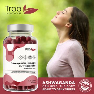 Picture of Ashwagandha 600mg - Natural Raspberry Flavour Gummies