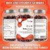 Picture of Iron & Vitamin C - Natural Cherry Flavour Gummies