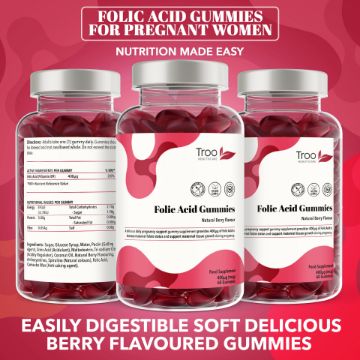 Picture of Folic Acid 400μg - Natural Berry Flavour Gummies