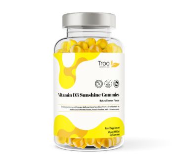 Picture of Vitamin D3 1000iu Supplement - Lemon Flavour Gummies