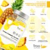 Picture of Tummy Gummies Probiotics for Kids &  Adults - Pineapple Gummies