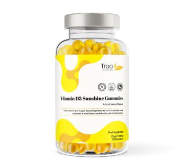 Picture of Vitamin D3 1000iu Supplement - Lemon Flavour Gummies