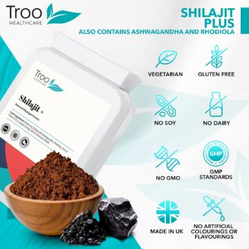 Picture of Shilajit Plus Adaptogens with Ashwagandha KSM66 & Rhodiola