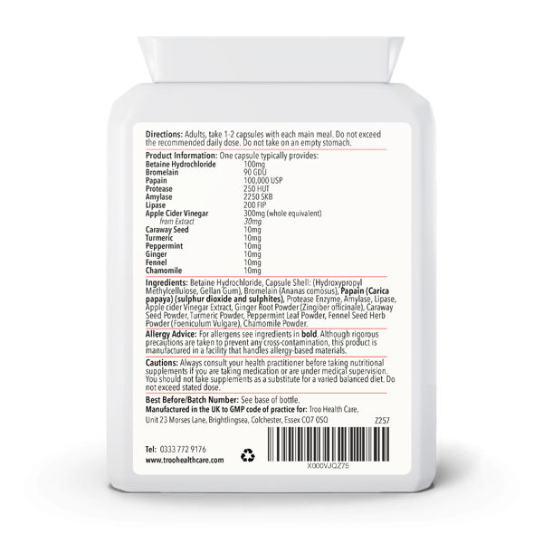 digestive enzymes nutritional supplement