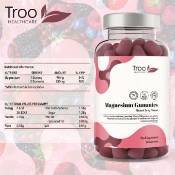 Picture of Magnesium Citrate Gummies - Natural Berry Flavour