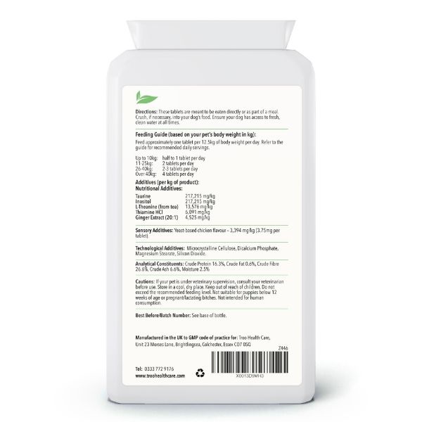 dog calming tablets