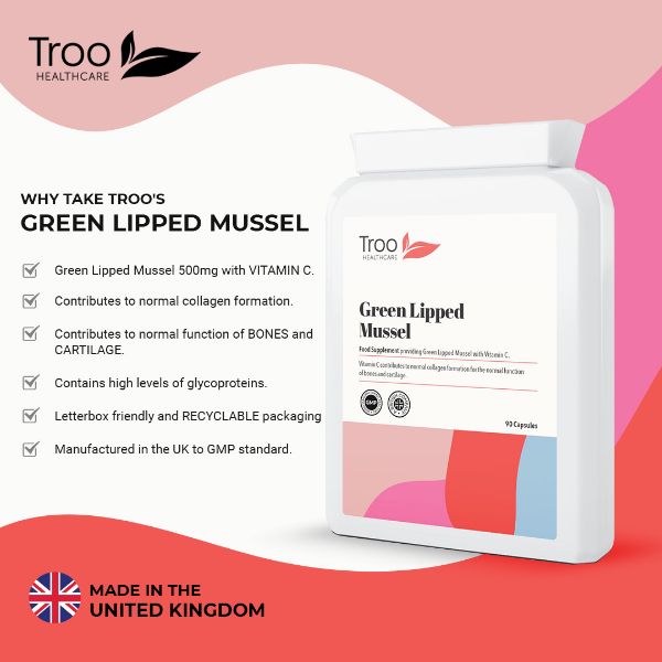 Picture of Green Lipped Mussel 500mg 90 Capsules
