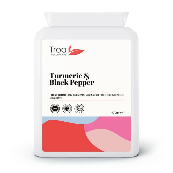 Picture of Turmeric 500mg with Black Pepper Extract 60 Capsules