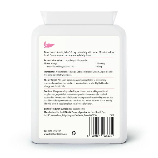 Picture of African Mango Extract 18000mg 60 Capsules