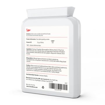 Picture of Vitamin D3 25mcg 1000iu 180 Vegan Tablets