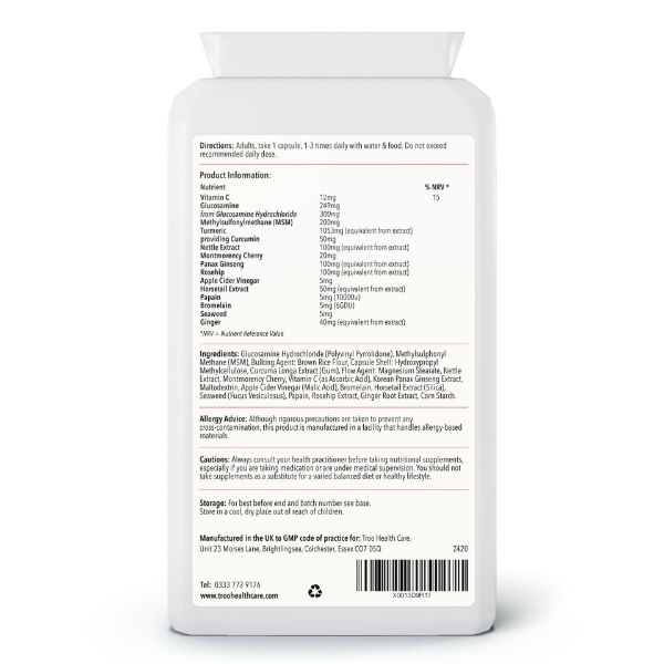 Picture of Vegan Glucosamine Complex Plus 120 Capsules