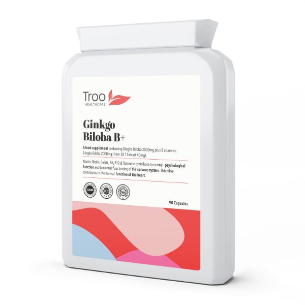 Picture of Ginkgo Biloba B+ 2000mg 90 Capsules