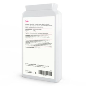 Picture of L-Tyrosine 500mg 120 Capsules