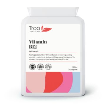 Picture of Vitamin B12 Methylcobalamin 1mg 120 Capsules