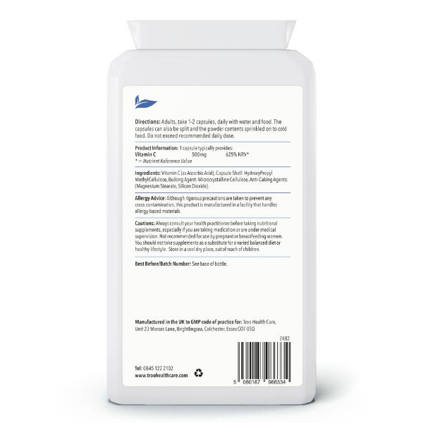 Picture of Vitamin C 500mg 120 Capsules