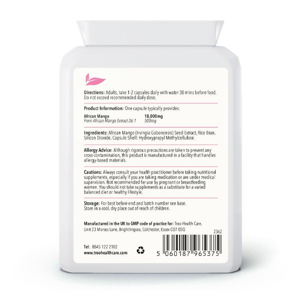 Picture of African Mango Extract 18000mg 60 Capsules